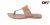 Womens Orange Kolapuri Chappal 1735