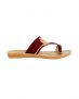 Womens Daily Wear chappal With Toe Ring Cherry 2300