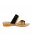 Womens Daily Wear Heeled Chappal With Side Cover Toe Ring And Eligent Design Black 2937