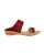 Womens Daily Wear Heeled Chappal With Toe Ring And Back Support Cherry 3037